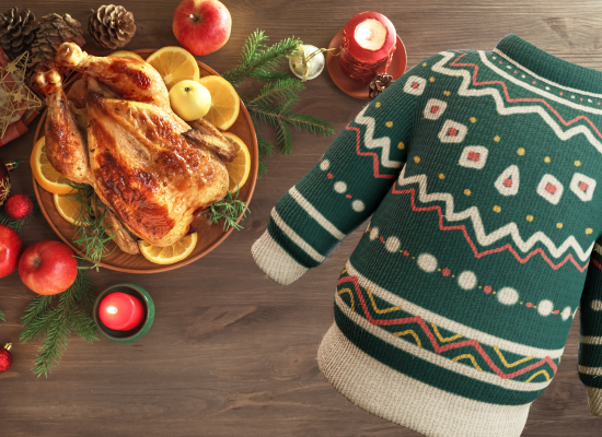 Weihnachtspute und Weihnachtspulli